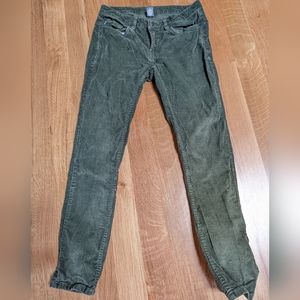 Stio women's rivet corduroy in oakmoss green size 8